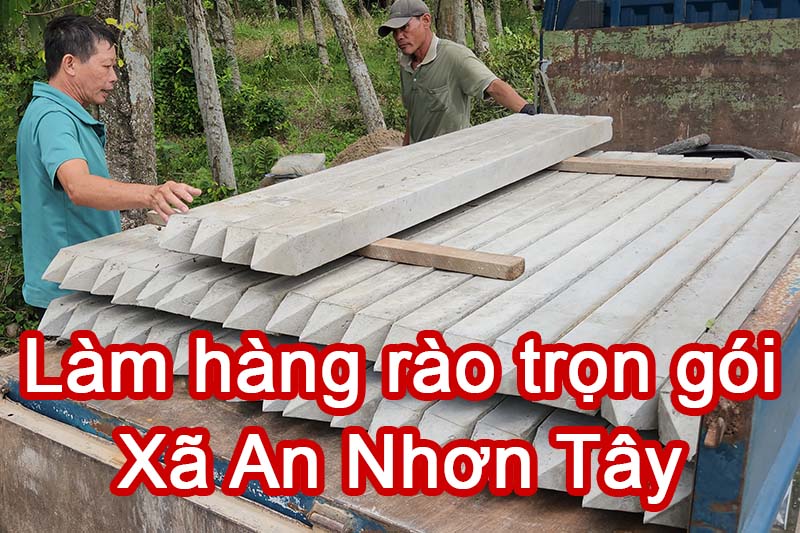 Làm hàng rào xã An Nhơn Tây chuyên xây dựng trọn gói